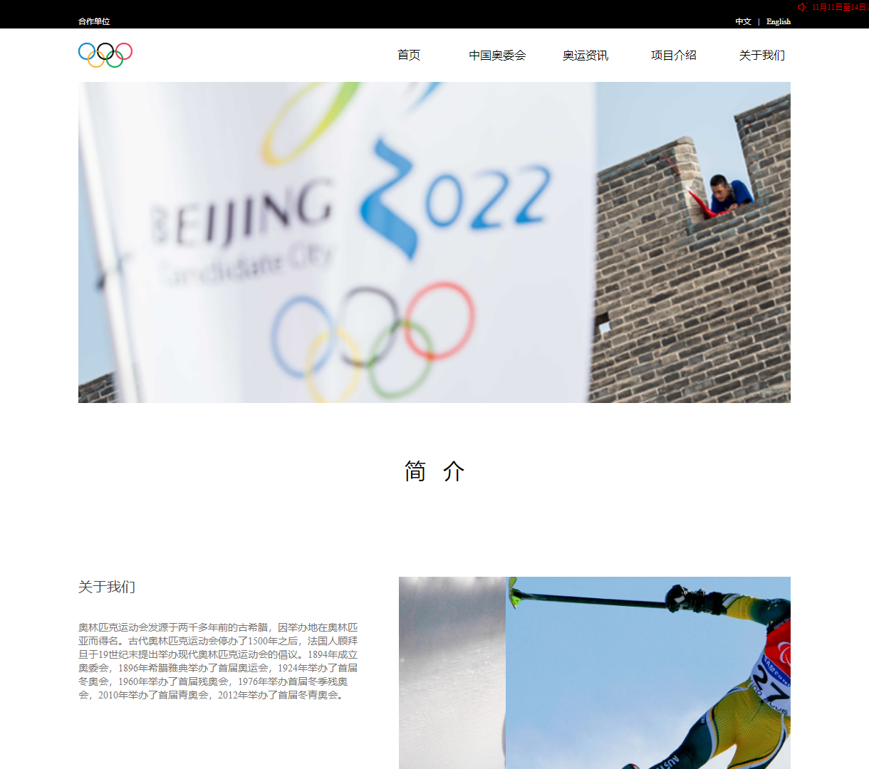 奥林匹克运动会信息展示平台 - 最新赛事资讯与项目介绍