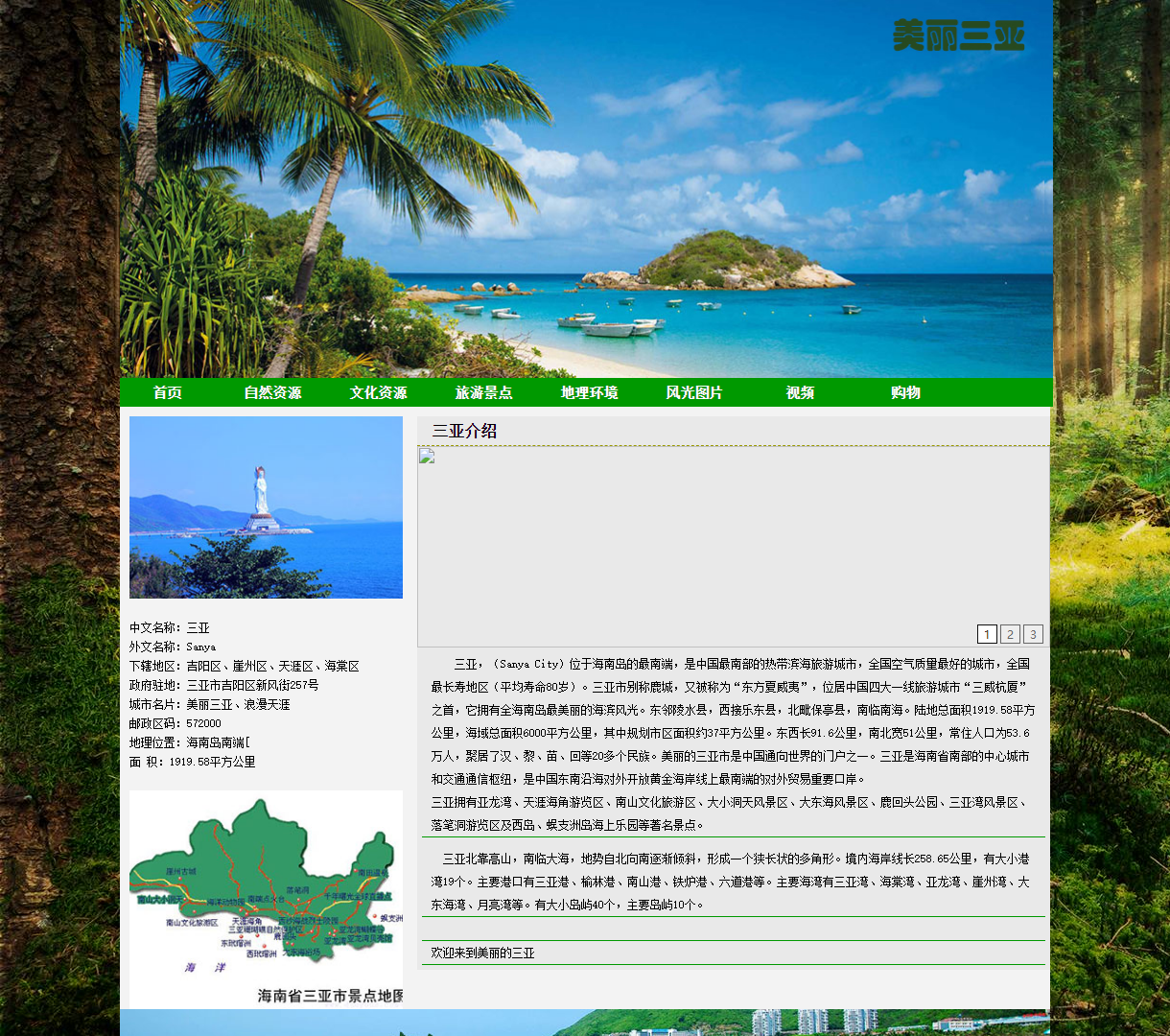 探索三亚：海滨城市的魅力与自然文化资源的完美结合