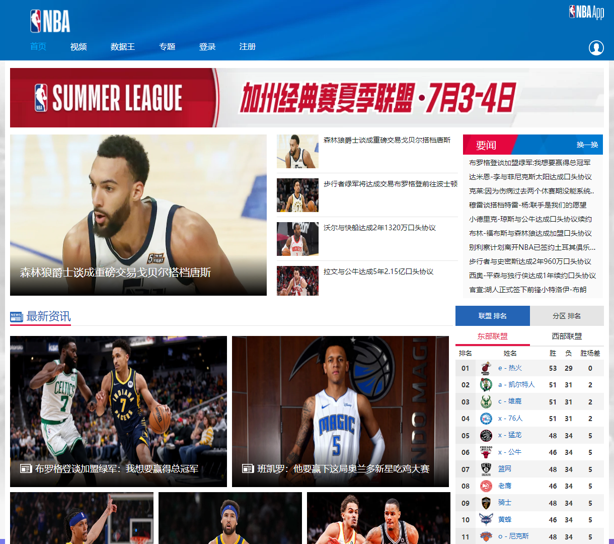 NBA中国官方网站 - 最新资讯与数据，完美展现体育精神