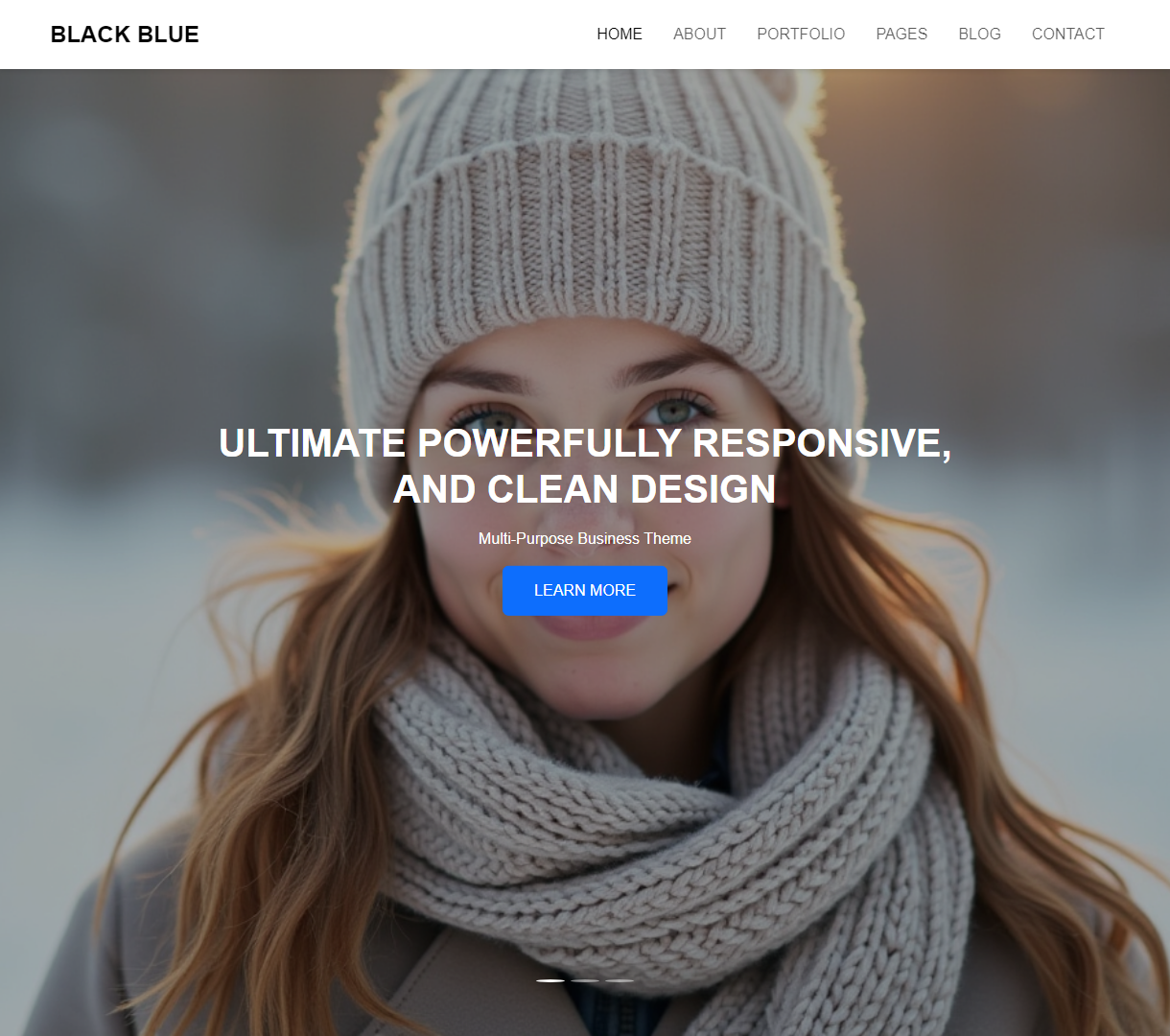 现代企业网站 - 最佳作品展示与服务介绍，采用Bootstrap响应式设计